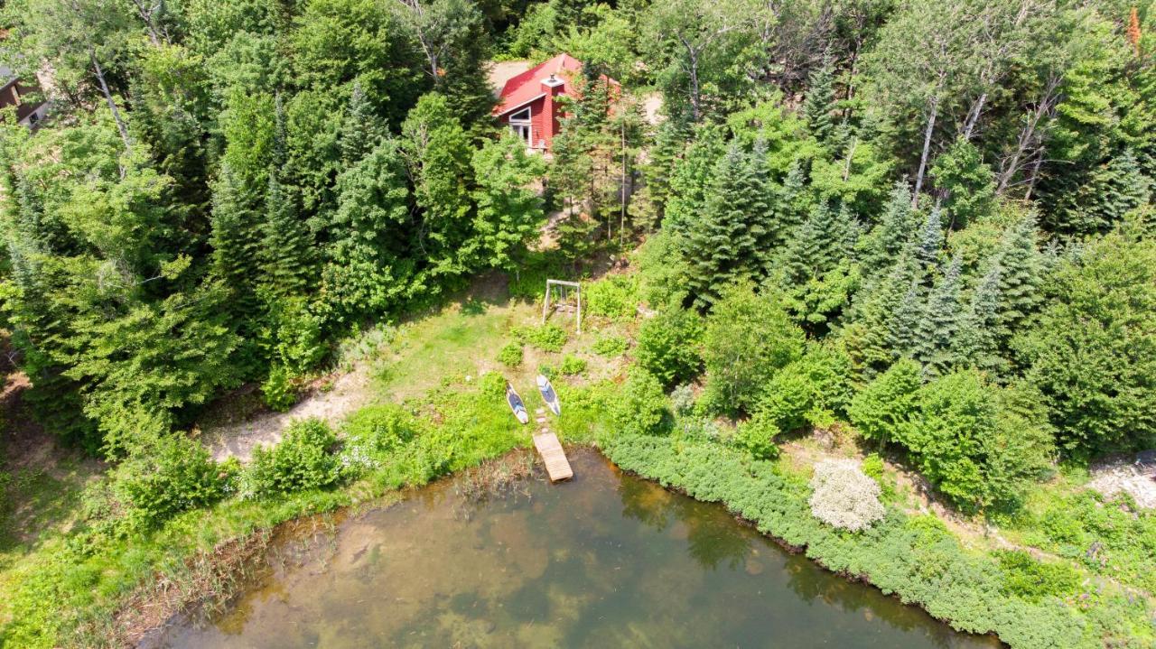 Les Chalets Tourisma - Chalet Dans Les Bois Avec Lac Prive - Le Colibri Saint-Raymond Eksteriør billede